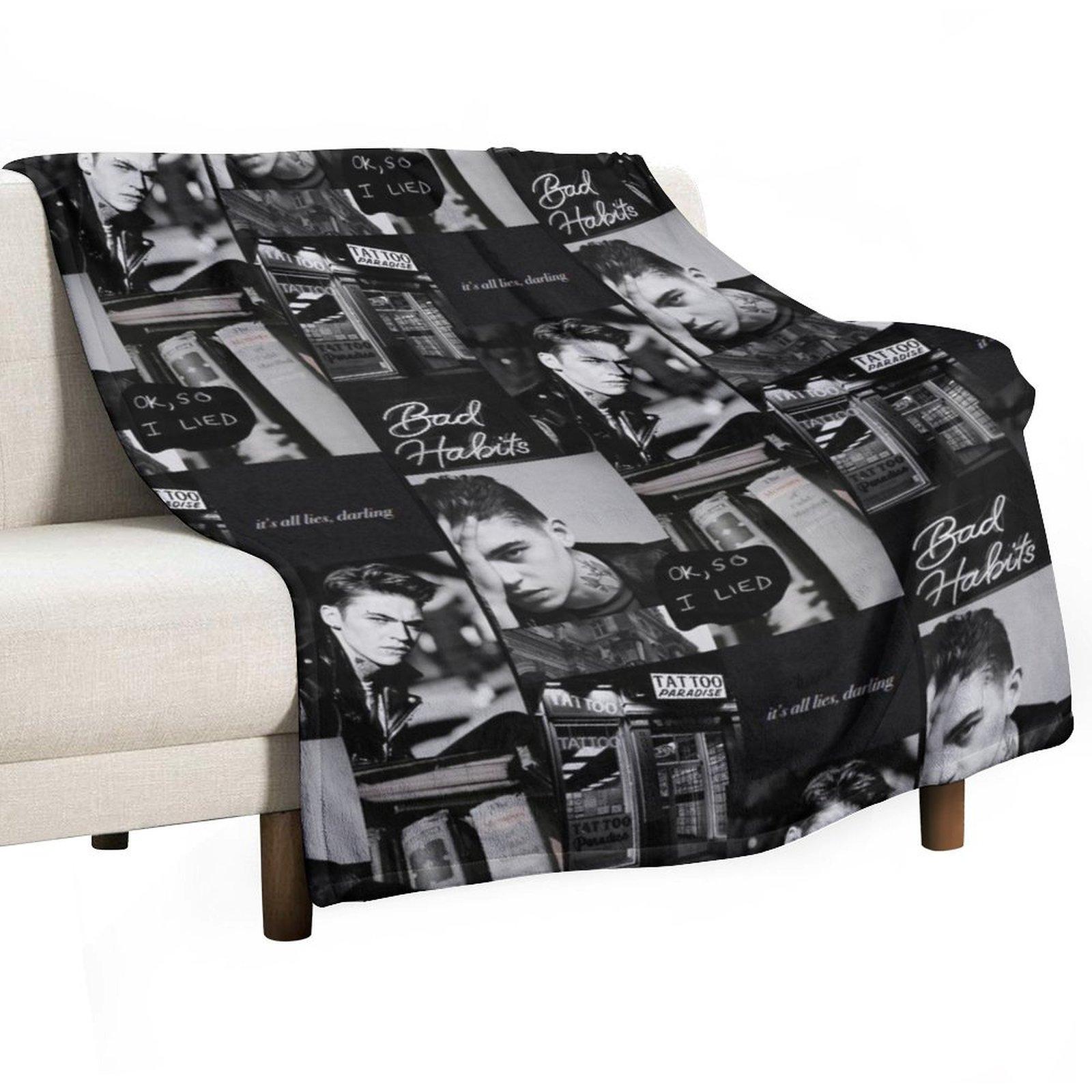 Hardin Scott/Hero Fiennes-Tiffin Schlechte Angewohnheiten /After Wurfdecke Sofa Überwurf Dekorative Sofa Riesige Sofa dekorative Decken 30x40in