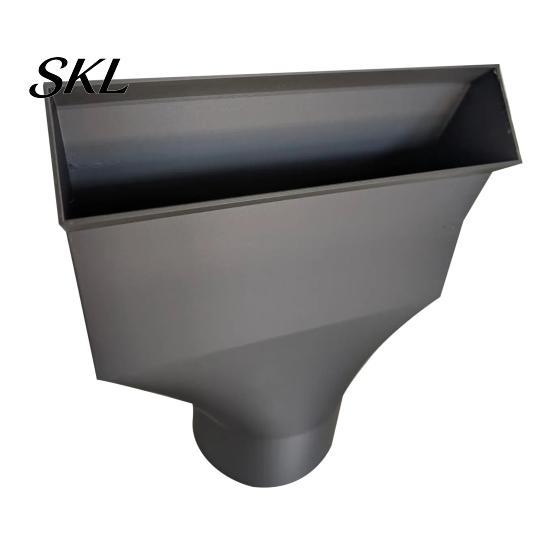 160mm AC Abluftschlauchadapter Klimaanlage für Fenster, Klimaanlagen-Fenster Lärmreduzierender Lüftungsanschluss Düse, 3D-gedruckter Verbinder schwarz