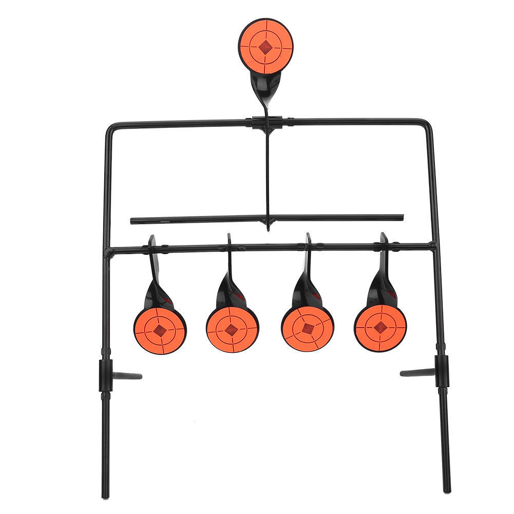 Heißes Metall, rotierendes, sich drehendes Schießen, 5 Ziele mit Aufklebern für Gewehr, Luftgewehr