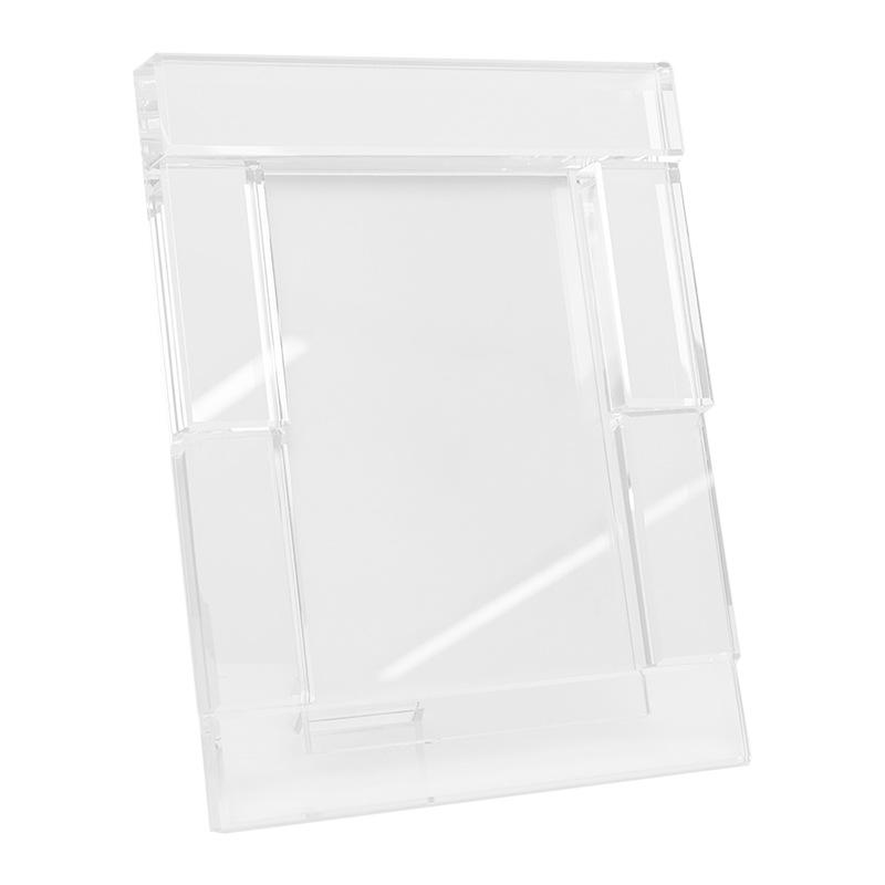 Moderne Licht Luxus Transparent Kristall Foto Rahmen Ornamente Modell Schlafzimmer Garderobe Hochzeit Kleid Shop Foto Rahmen Foto Rahmen Zubehör Crystal Photo Frame - Large M06915 white