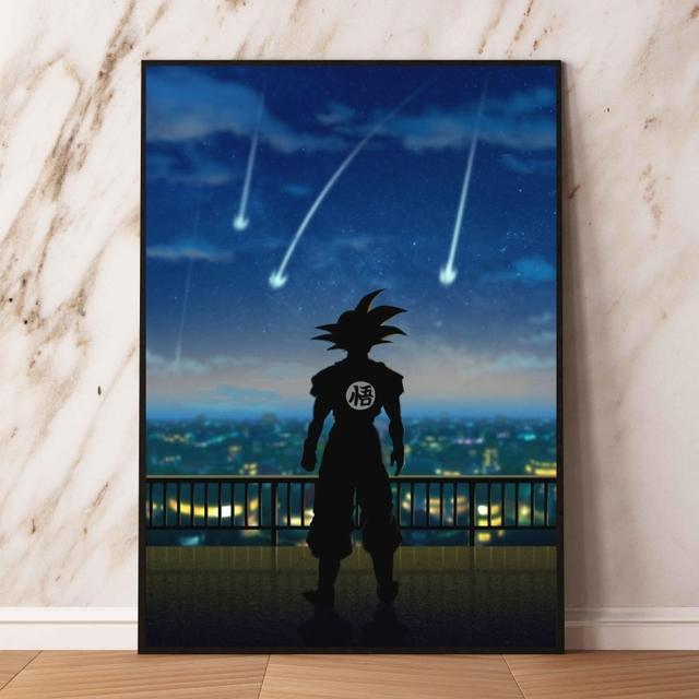 Anime-Poster, Dragon Ball Goku Cuadros, bestes Geschenk, Wandkunst, Comic-Bild 40cm×50cm NoFrame