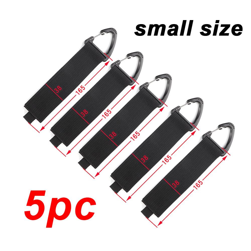 Nylon-Kabel-Organizer-Halter mit dreieckiger Schnalle, selbstklebendes Klettband, Kabel-Manager-Management, schwere Kabel-Aufbewahrungsgurte für Kabel, Schläuche S *5PCS