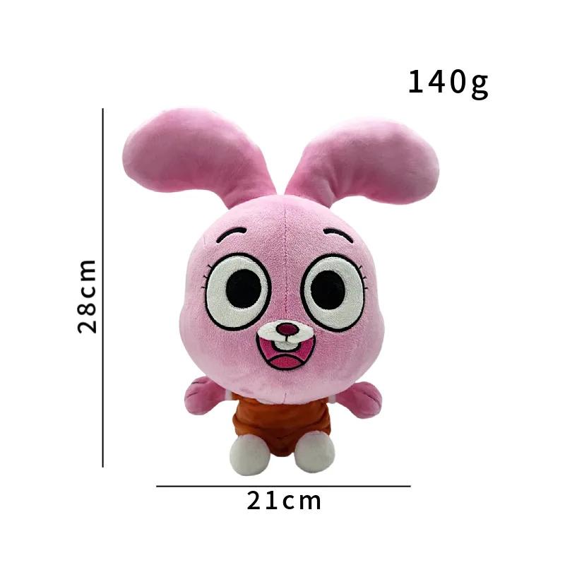 Die Welt von Gumball Plüschtier Spielwaren Darwin Anais Gumball Kuscheltier Weiches Kuscheltier Kindergeburtstag Festival Geschenk pink