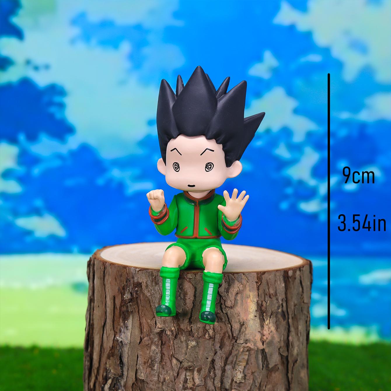 Schöne HUNTER GON Killua Hisoka Action Anime Figur Sammlerstücke Figuren Display-Stücke Anime Figuren Weihnachtsgeschenke grün