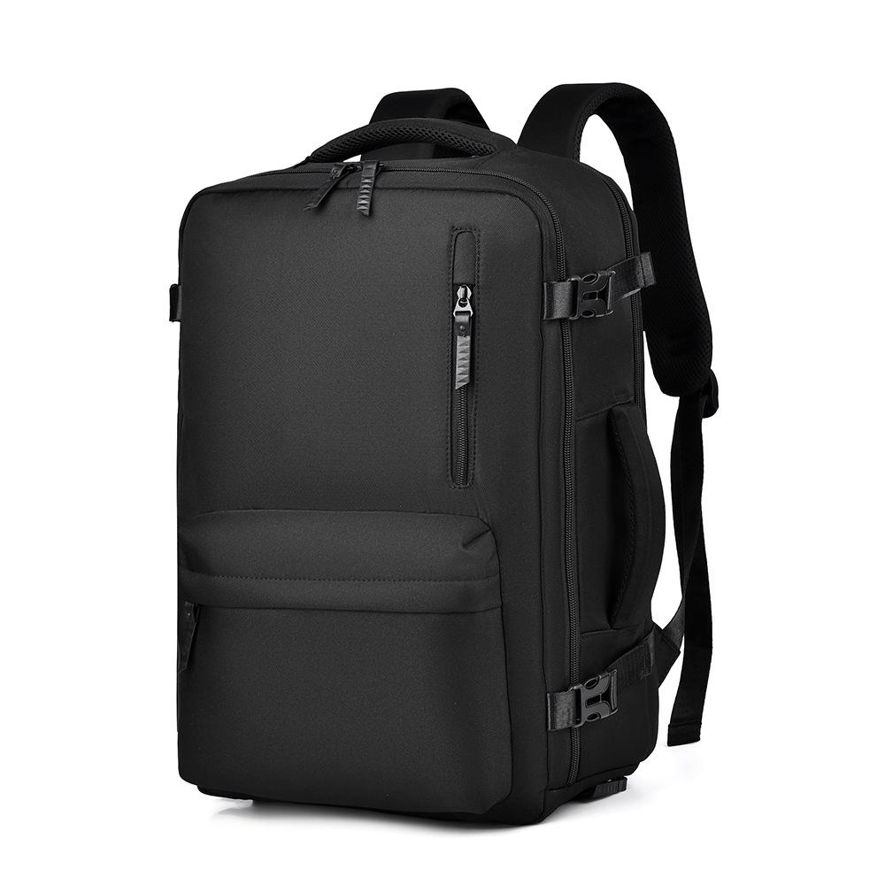 Rucksack Flugzeug, Kabinen-Handgepäck-Rucksack, Laptop-Rucksack für Flugzeugreisen, Schulrucksack, Herren-Damen-Tasche one size schwarz