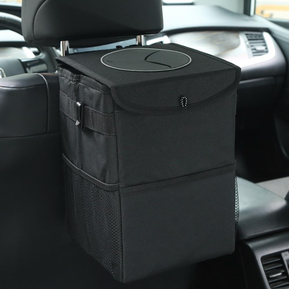 Faltbarer Auto-Mülleimer, hängender Auto-Mülleimer, auslaufsicherer Auto-Müllsack, wasserdichter Organizer für LKW, SUV, Zuhause, Büro Small