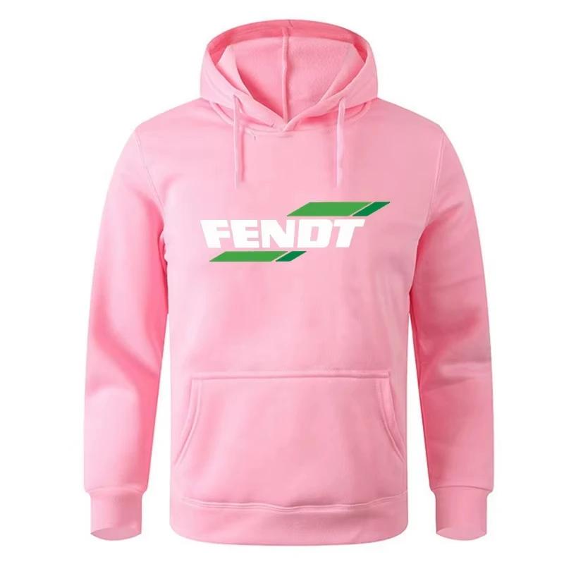 Herren Kapuzenpullover Traktor FENDT Hohe Qualität Warm Pulis Hoodie Lässige Streetwear 2026 Herbst/Winter Neue Ausgabe M pink