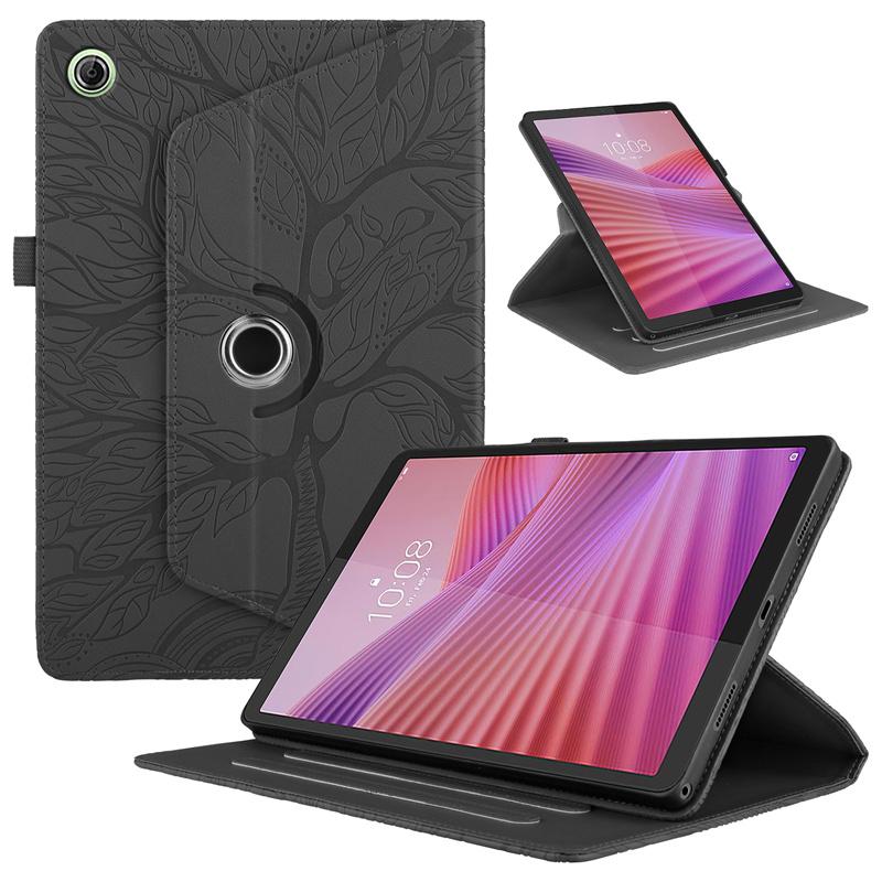 Für Lenovo Tab One 8.7 Hülle Tb305fu Tb305xu 360 Drehbarer Klappständer Tablet Funda für Lenovo Tab One / Lenovo Tab K9 Hülle 8.7 Tab K9 8.7 TB305FU schwarz