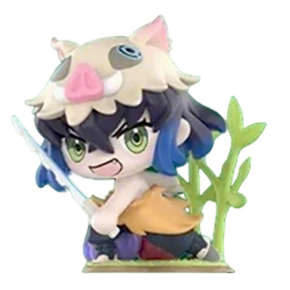 Neue Demon Slayer Mystery Box Anime Mystery Figuren Blind Box Kamado Nezuko Tanjirou Hashibira Inosuke Überraschungsbox Geburtstag Hochwertiges Geschenk blue