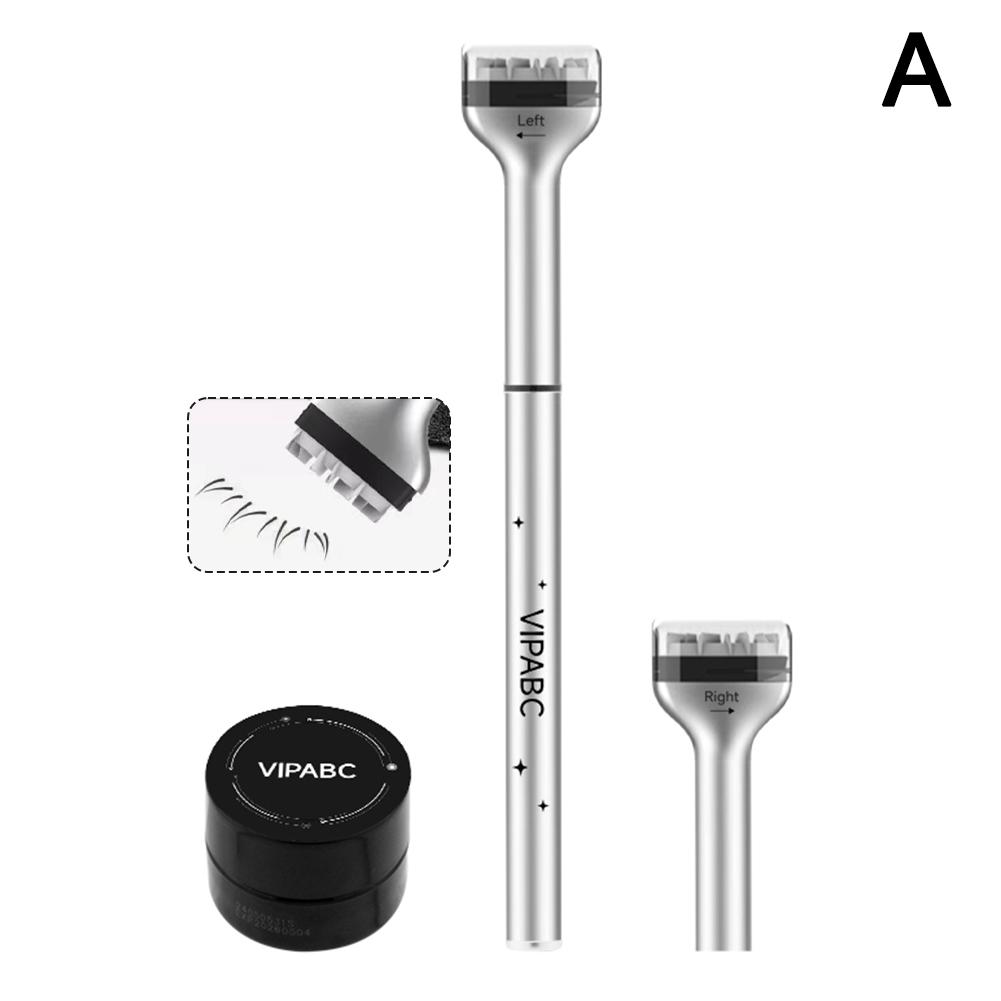 Wasserfestes Stempelset für die unteren Wimpern. Neuer, leicht anzuwendender, schnell trocknender Eyeliner. Tragbarer Stempel für die unteren Wimpern mit 0,01 mm Spitze und Tinte schwarz