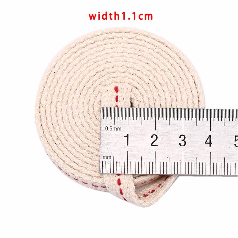 1M Kerosin Lampe Docht Geflochtene Baumwolle Docht Flache Baumwolle Öl Lampe Docht Für Öl Lampe 1.1cm