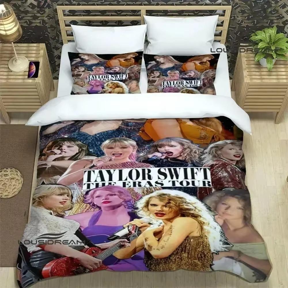 Singer T-Taylor-Swifts Bettwäsche-Sets, exquisite Bettwaren, Bettbezug-Set, luxuriöses Geburtstagsgeschenk EU Single 135x200cm