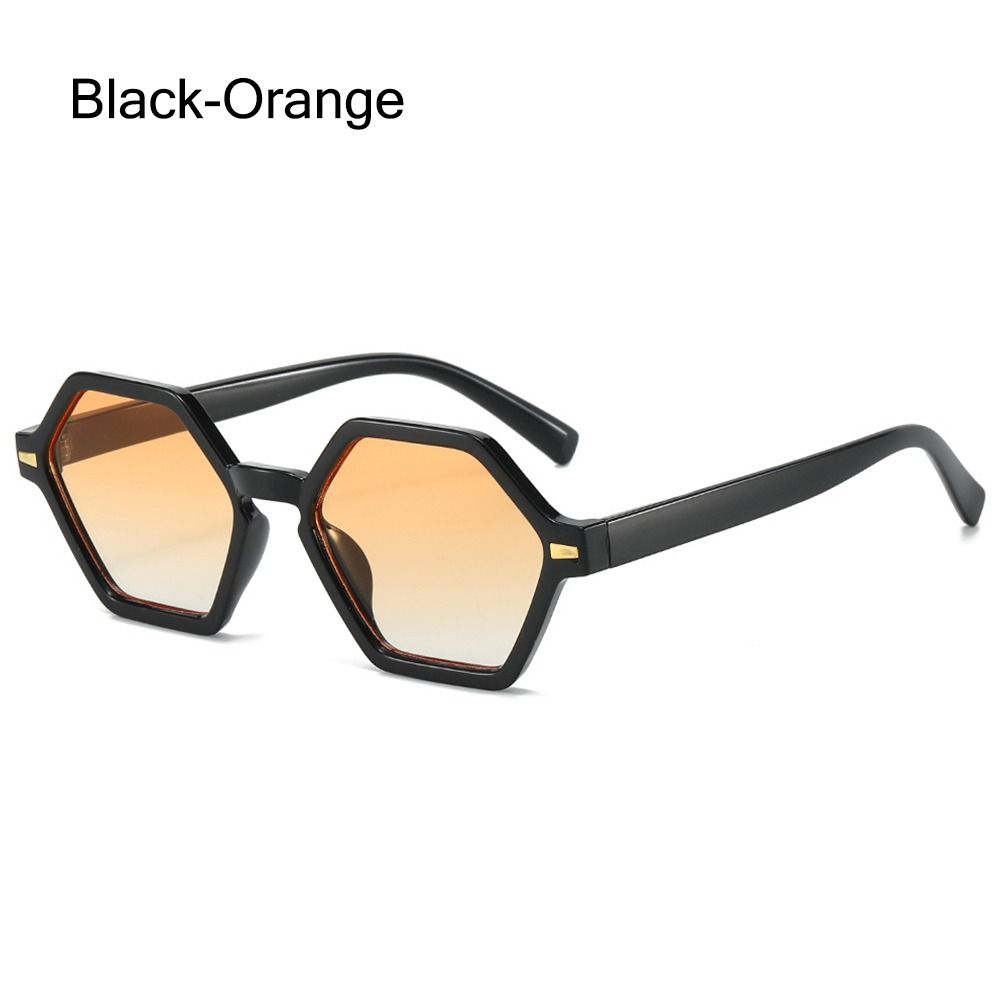 Modischer Sechseckiger Kleiner Brillenrahmen Rahmen Sonnenbrillen Brillen Hip-Hop Design UV400 Nieten Dekorative Tönungen Sonnenbrillen für Damen Herren
