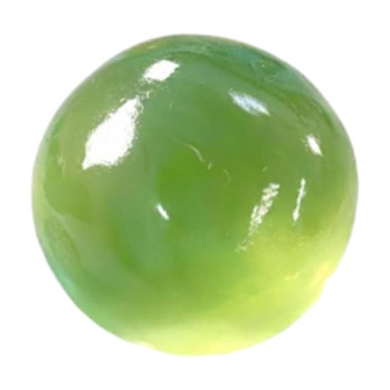 Klarer Kokosnussöl Stressball, Langsam aufsteigender Stressabbau Quetschball, Weicher Dehnbarer Ball Sensorisches Fidget Spielzeug für Zuhause Büro Schule grün