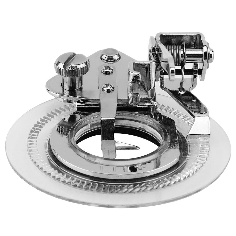 HomeE Nähmaschine Stickfuß Kreisförmige Scheibe Muster Presser gewinnt Blumenstich