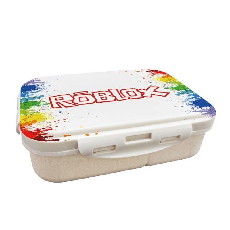 Anime Cartoon Roblox Bedruckte Weizenstroh Lunchbox