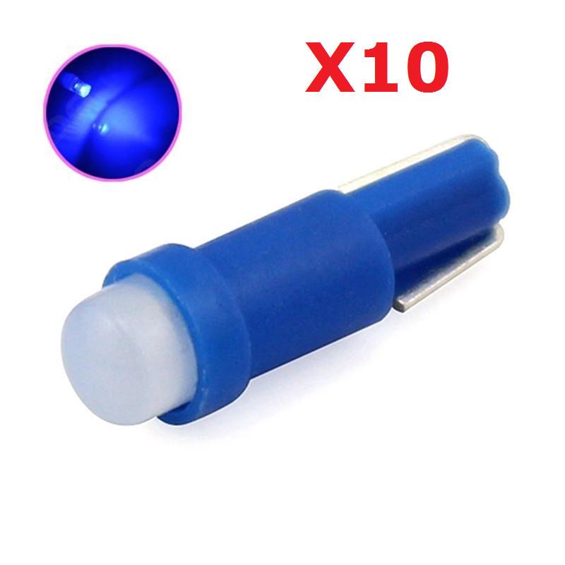 20/10/4 Stück T5 COB LED-Lampen Autotür-LED-Licht-Leselampen 10Pcs/Set blau