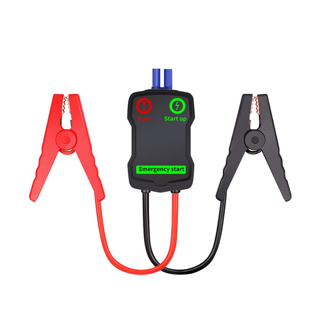 Auto-Jumper-Booster-Kabel-Clip, Notfall-Autobatterie, intelligente Krokodilklemmen, rot-schwarze Clips bunt