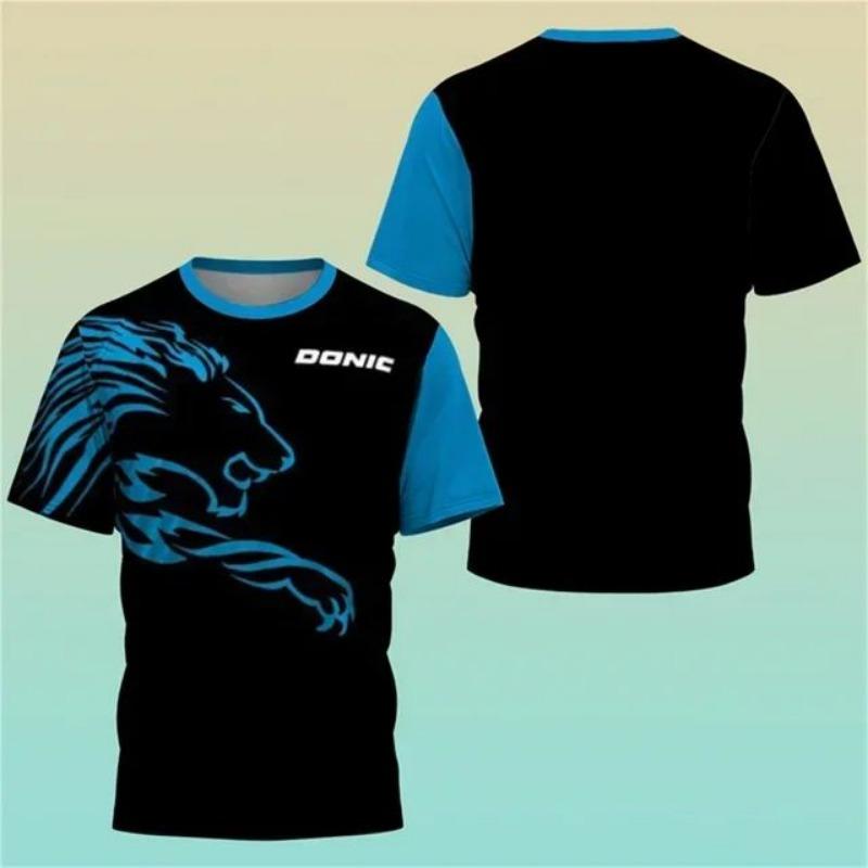 Neues T-Shirt mit 3D-Druck für Herren, Trikot, Haikyuu, Tischtennis, Sport-Trainingsshirt, schweißabsorbierendes, bequemes Oberteil, Badminton-T-Shirts 2XL