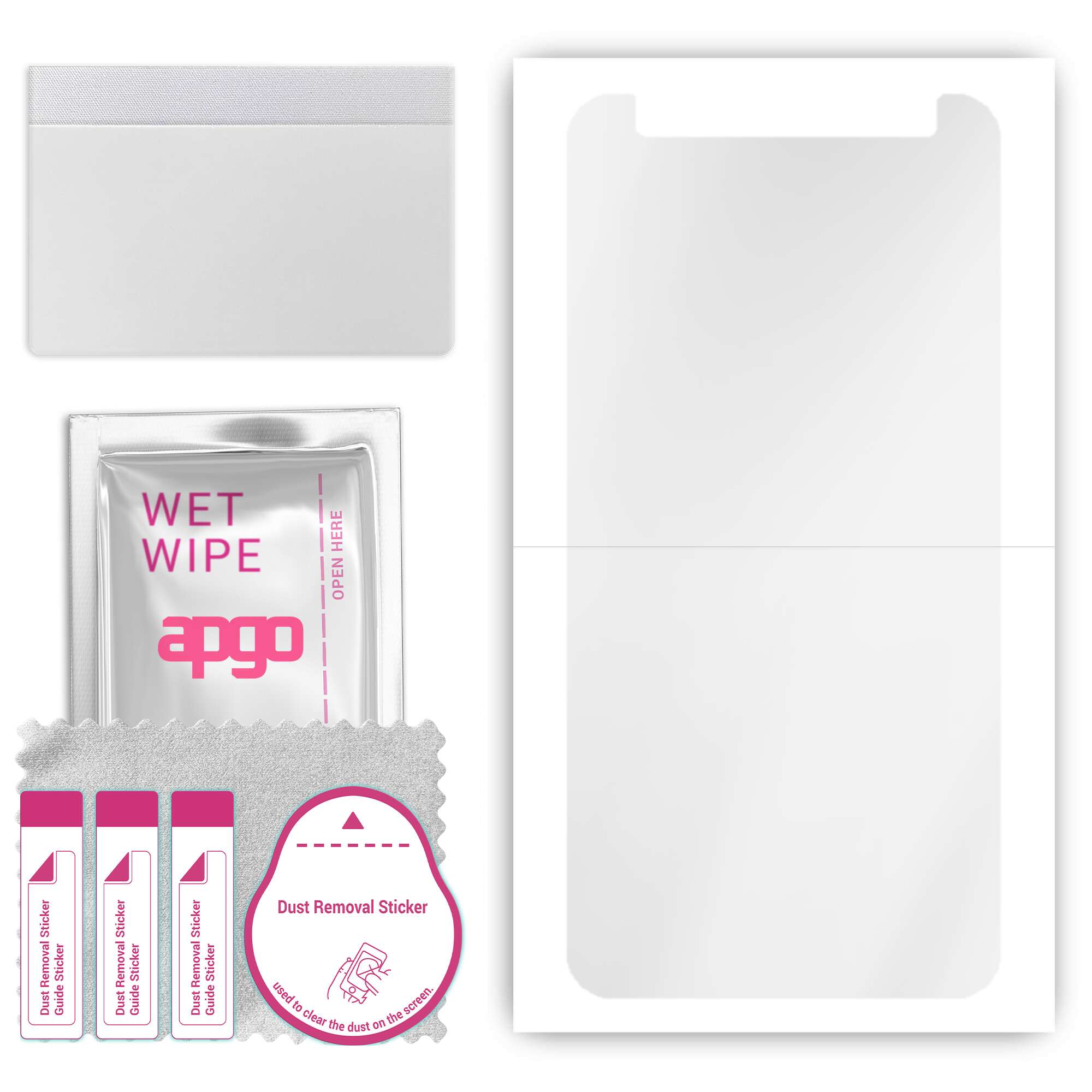 apgo Hydrogel Ultra-Clear Displayschutzfolie für Blackview BV6300 Pro, Hydrogel-Folie, flexibel, weiches TPU mit Positionierungsschicht, einfache Installation