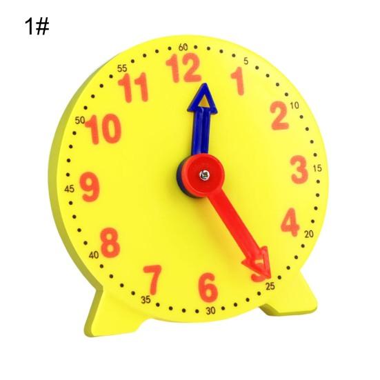 10 cm Modell Kinderspielzeug Uhr Bildung Zwei Kinder lernen 1#