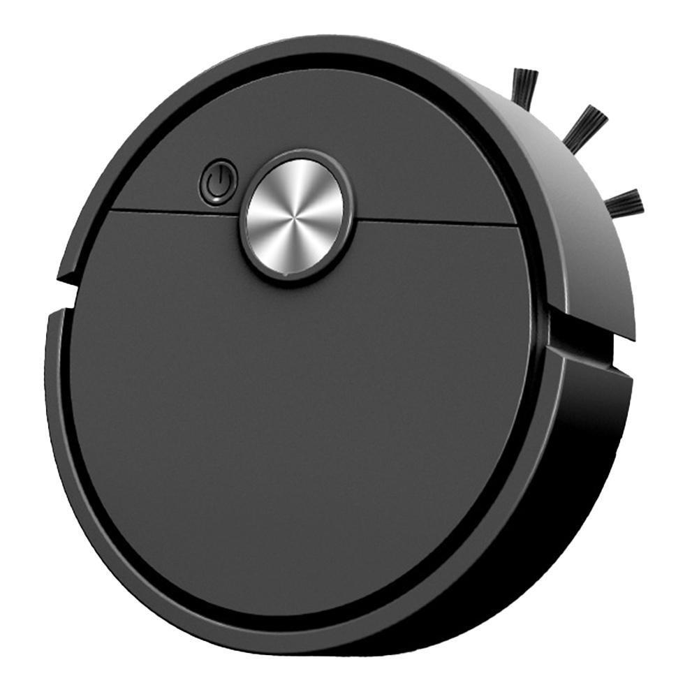 Antikollisionssensoren 3 in 1 Saugroboter Staubsauger Intelligenter Saugroboter Black