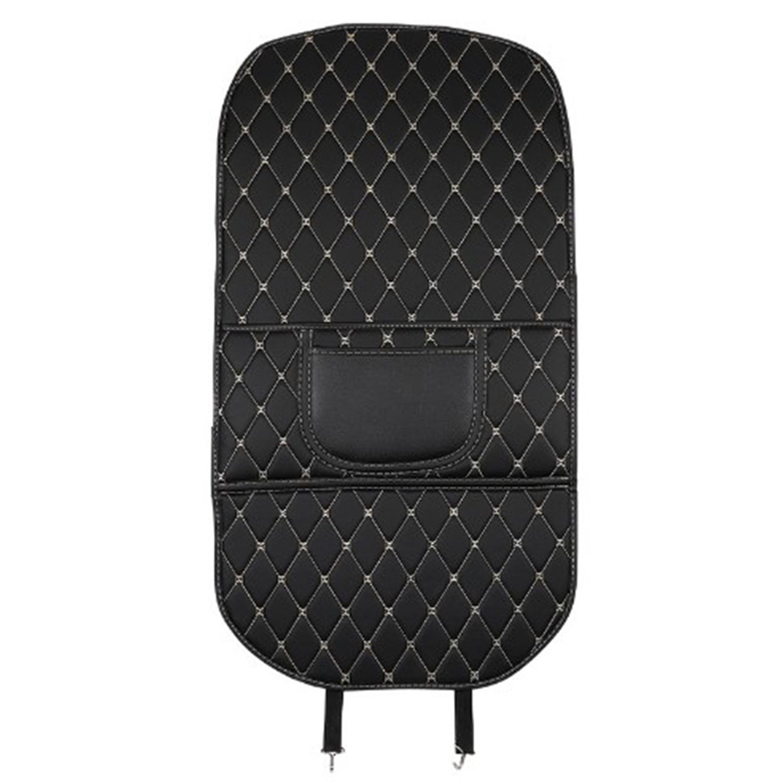 Autositz Rückenlehnen Schutz PU Leder Rücksitzschoner Trittschutzmatte Bezug Leicht zu Reinigen Verschleiß Bigger