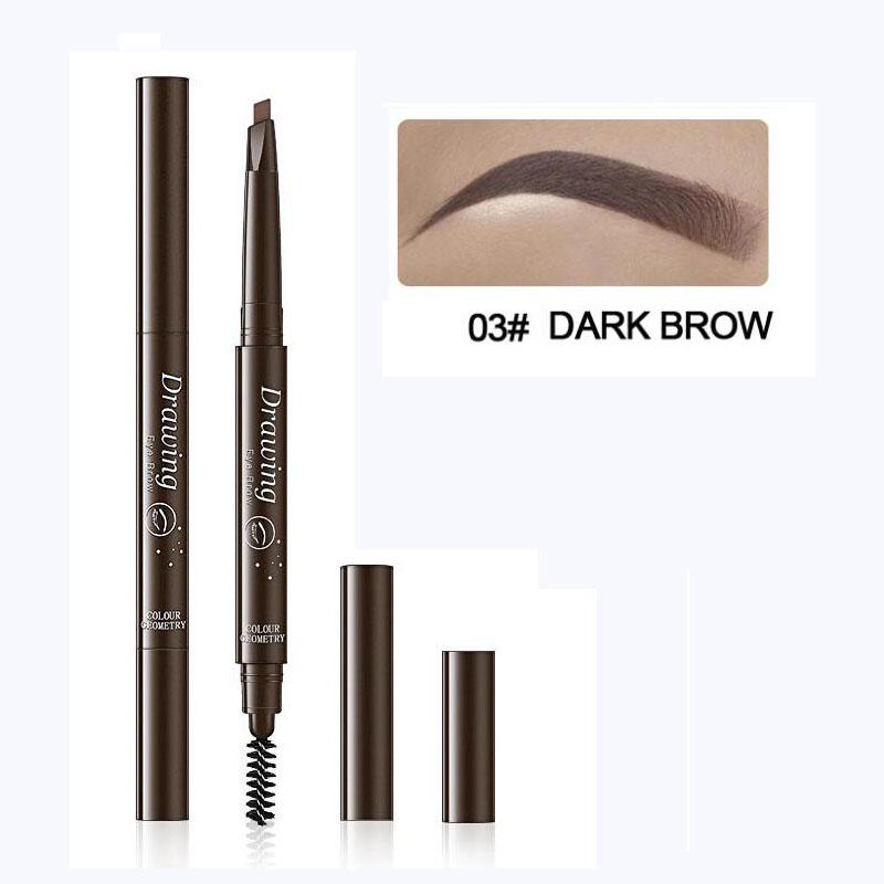 Augenbrauenstift, Make-up-Tönung, natürliche, langlebige Farbe, Tattoo-Augenbraue, wasserfest, Schwarz, Braun 03# Dark Brown