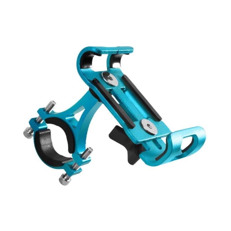 Verstellbare Fahrrad-Handyhalterung Verstellbarer Fahrrad-Handyhalter Ständer Roller Handyhalterung Motorräder Lenker-Handyklemmen blau