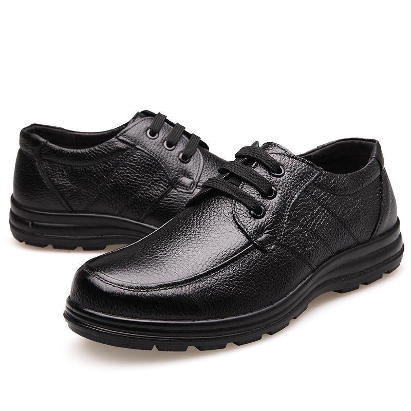 100 % echte Lederschuhe für Herren, Business-Brogues, Rindsleder, Herrenschuhe 39