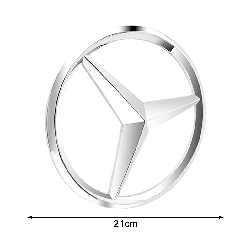 188/210MM Auto Frontgrill Abzeichen Aufkleber Abdeckung Emblem Aufkleber Autozubehör Für Mercedes benz AMG W204 W203 W212 W211 W124 W210 GLC GLE E CLA GLA