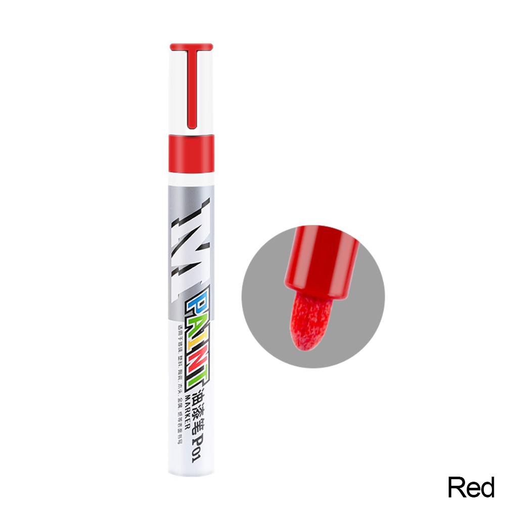 Auto Metall Lack Marker Stift Auto Lack Stift Fahrzeug Reifen Farbe Marker Für Auto Styling Werkzeug rot