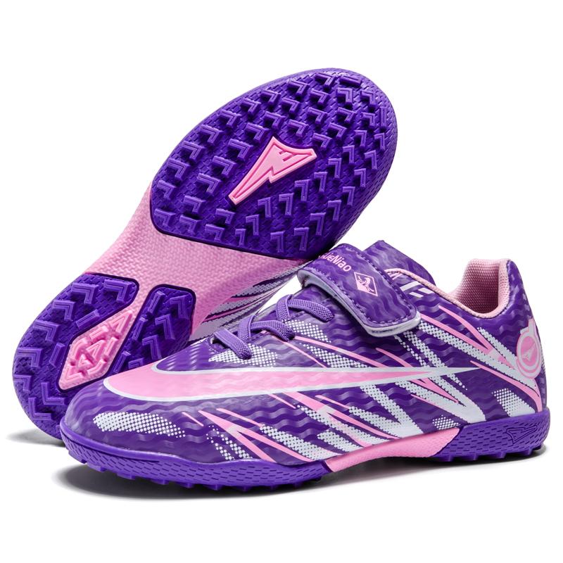 Kinder Klein/Groß Outdoor Kinder Fußballschuhe Kinder Fußballschuhe Für Fußballschuhe Kinder Jugend Fitness Fußballschuhe Sport 35 pink