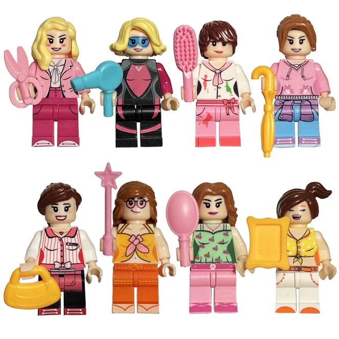 Kinderspielzeug, Zeichentrickfiguren, humanoide Puppen, Spielzeug, Mini-Figuren, humanoide Puppen, Geburtstagsgeschenke, Bausteine.