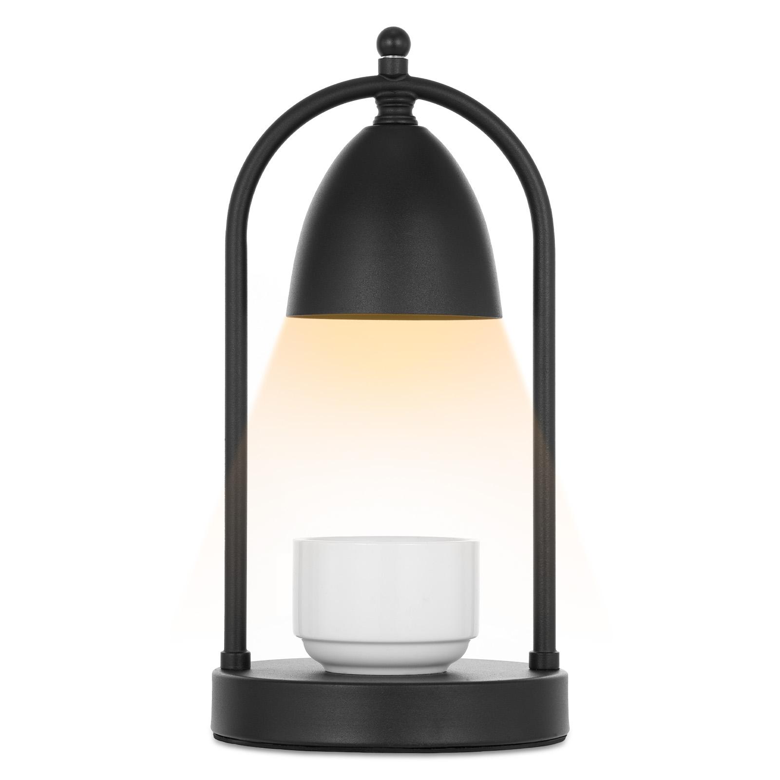 Aoresac Kerzenwärmerlampe mit 2 Glühbirnen/Elektrischer Kerzenwärmer mit Timer/Weihnachtsgeschenke für schwarz