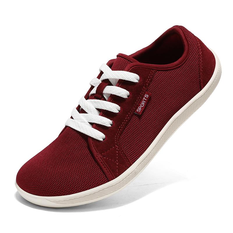 Barfußschuhe für Herren, Schuhe mit breiter Zehenpartie, Barfußschuhe aus Canvas für Damen | Minimalistische Sneaker mit breiter Zehenpartie | Minimalistisches Schuhwerk 37