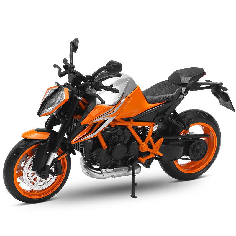 1/12 KTM 1290 Super DUKE R Legierung Sport Motorrad Modell Druckguss Street Track Racing Motorrad Modell Simulation Kinder Spielzeug Geschenk orange