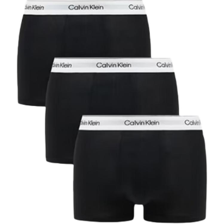 Calvin Klein Boxer Briefs Bequeme Minimalistische Unterwäsche 3er-Pack Herrenunterwäsche LV00NB4392-UB1 S