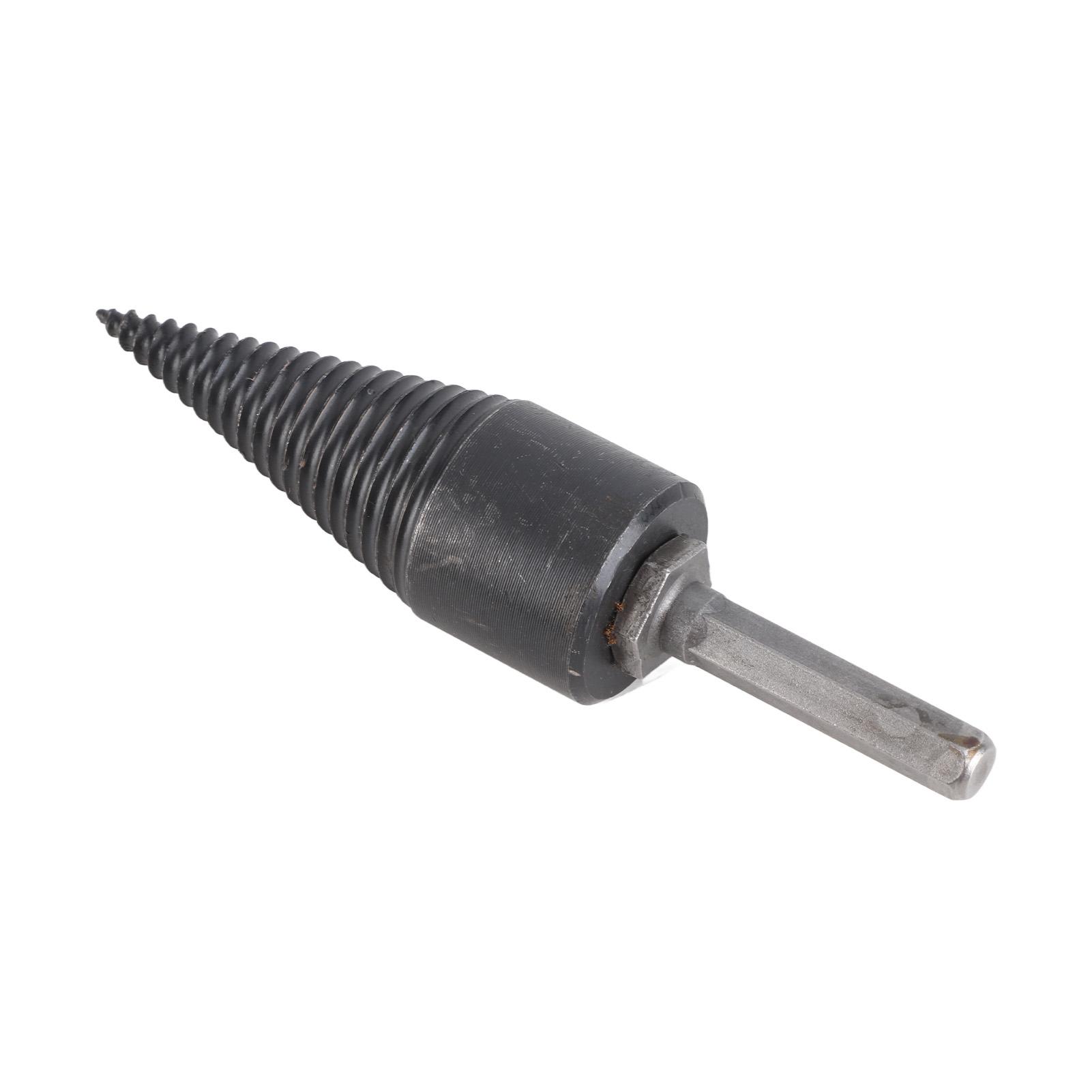 Holzspalter Bohrer Sechskantschaft Schwerlast Bohr- Spaltwerkzeug für Stamm Brennholz