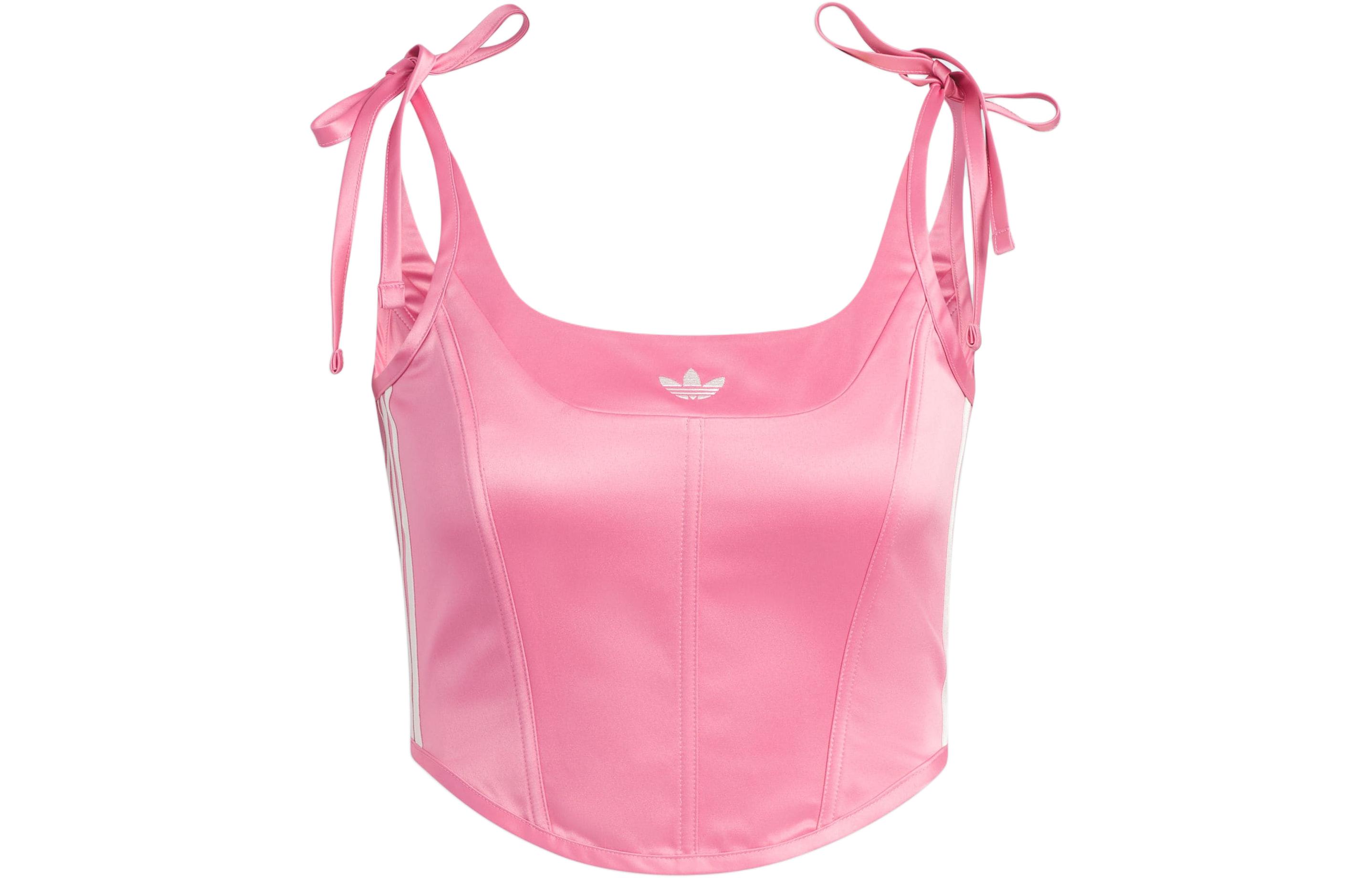 Adidas Originals 3 Streifen ADICOLOR 3 STRIPES KORSETT Camisole Damen Ballet Rosa JE3484 L