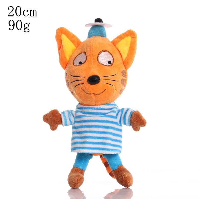 Anime Drei kleine Kätzchen Tpnkota Plüschtier Russischer Cartoon Tri Kota Kotekitty Keks Pudding Süßigkeit Stofftier Katze Fan Geschenk