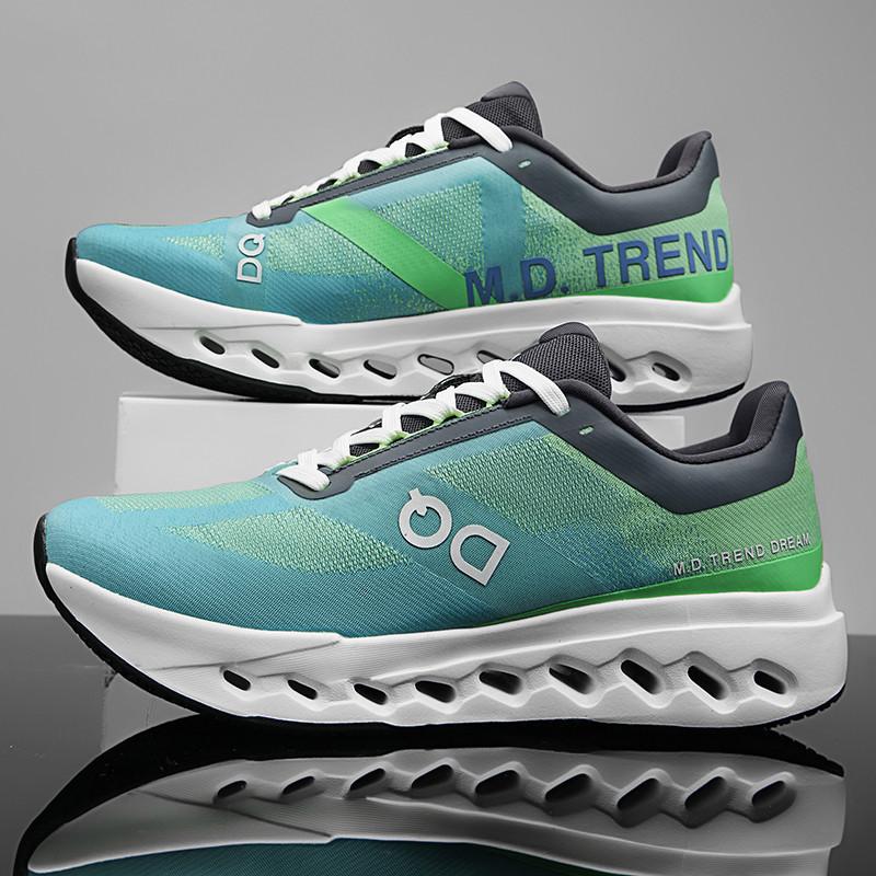 Marathon Sports Laufschuhe Herren Atmungsaktive Leichte Sneaker Bequeme Sportliche Rutschfeste Freizeit Outdoor Sneaker für Herren 45 meer-blaue