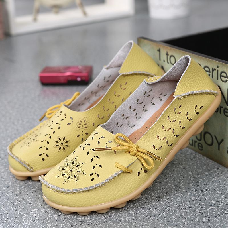 Damen Flache Schuhe Mode Damen Freizeitschuhe Atmungsaktive Damen Loafer Flacher Komfort Mama Schuhe Damen 43 apfelgrüne