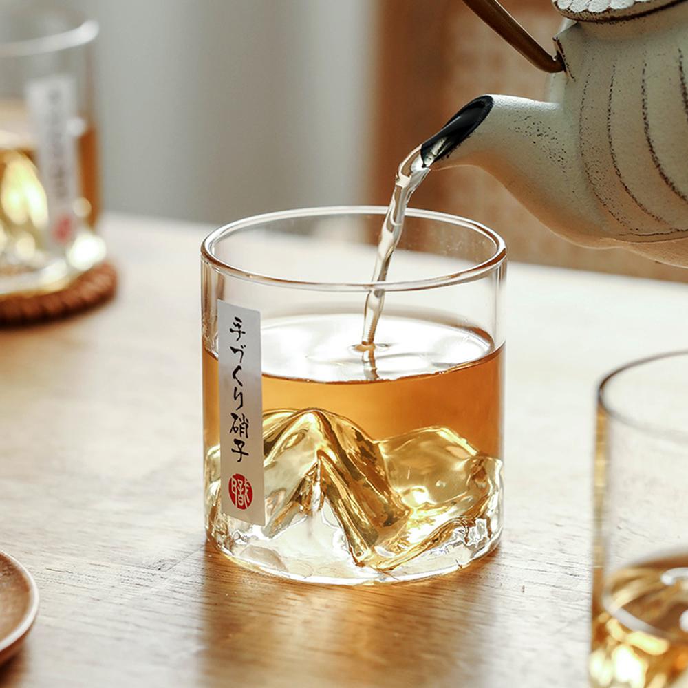 Kaffee Glas Tassen Heimbar Party Transparent Cocktail Getränke Tasse Soda Milch Saft Getränk Wasser Becher Tasse Trinkgeschirr Küchenwerkzeuge 120ml gray