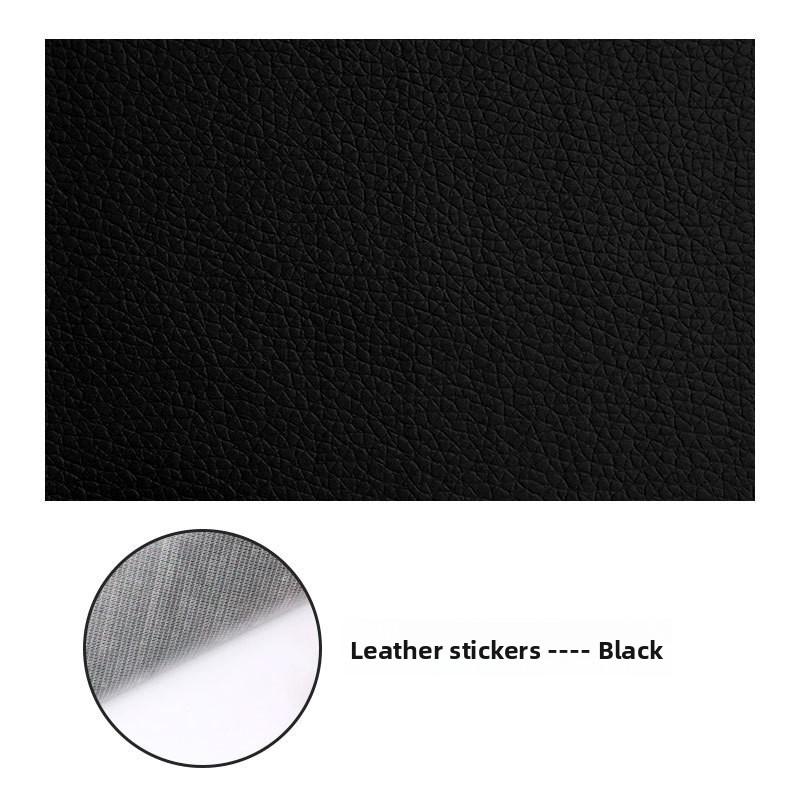 Selbstklebender Reparaturflicken aus Kunstleder in großer Größe für Sofa, Autositz, Motorradsitz, Kopfteil 30*100 schwarz
