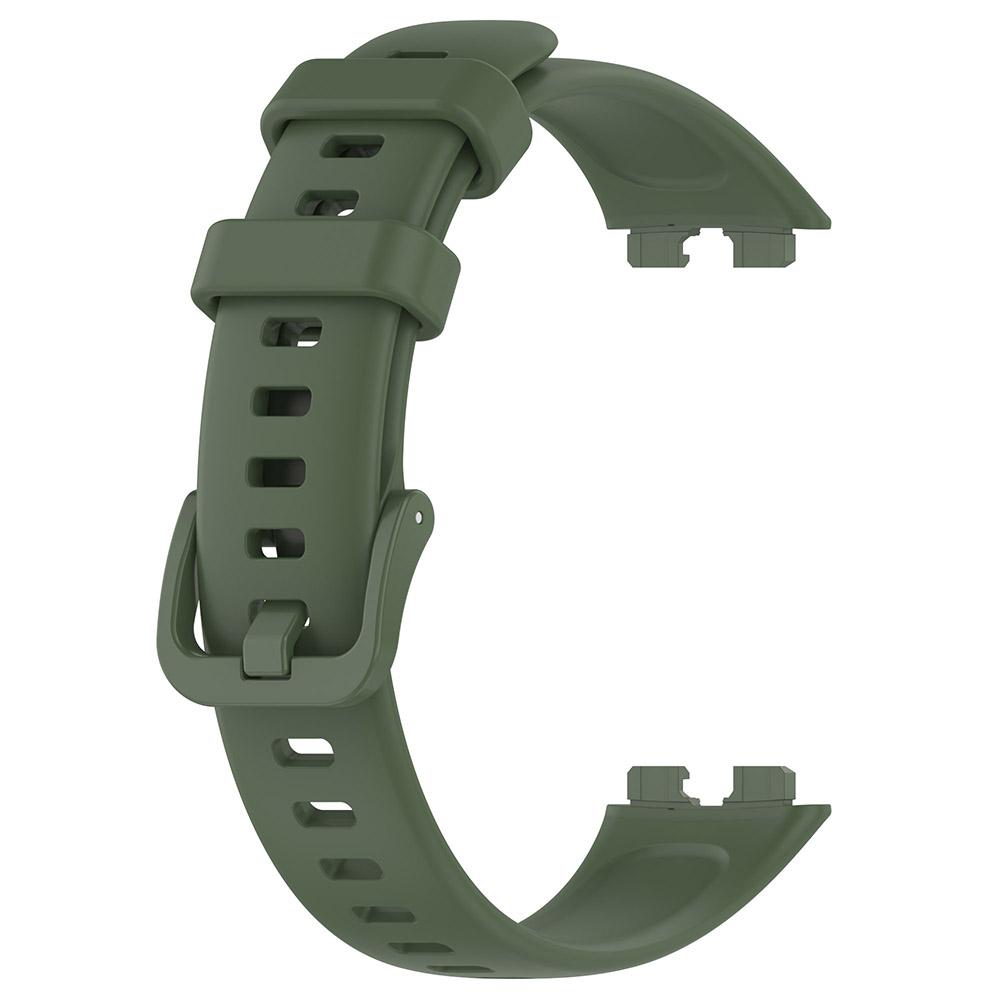 Silikon-Handgelenkband für Huawei Band 8 9 10 Smart-Armband For Huawei Band 8 dunkelgrüne