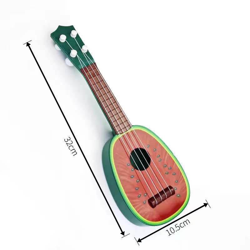 Obst Anfänger Klassische Ukulele Gitarre Musikinstrument Kinder Montessori Spielzeug für Kinder Frühe Bildung Schiefen Spielzeug Geschenk