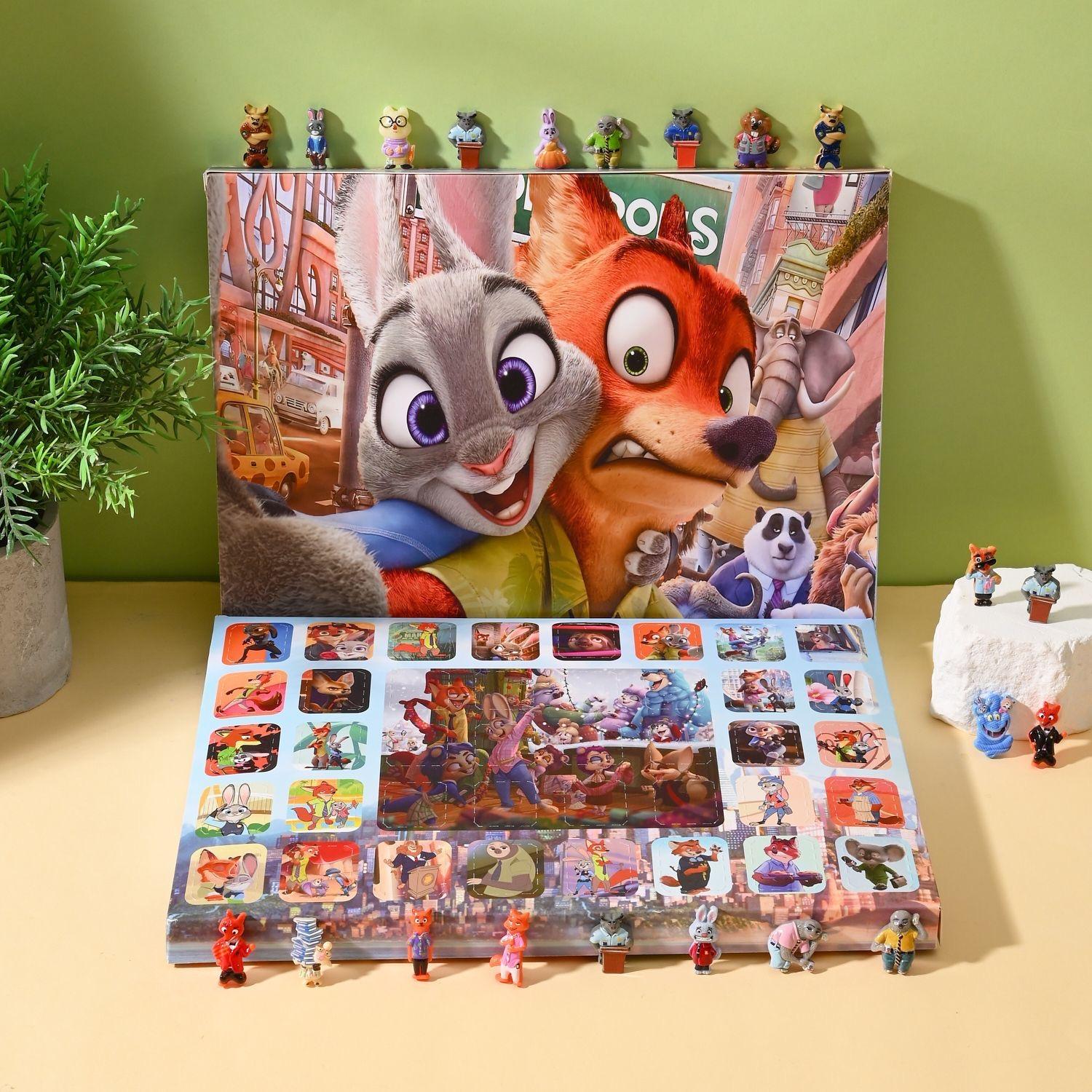 Zootopia/lafufu Blind Box, Enthält 40 verschiedene Modelle, Halloween-Dekorationen, Weihnachtsgeschenke für Kinder, Erwachsene und Jugendliche 40 holes-Zootopia