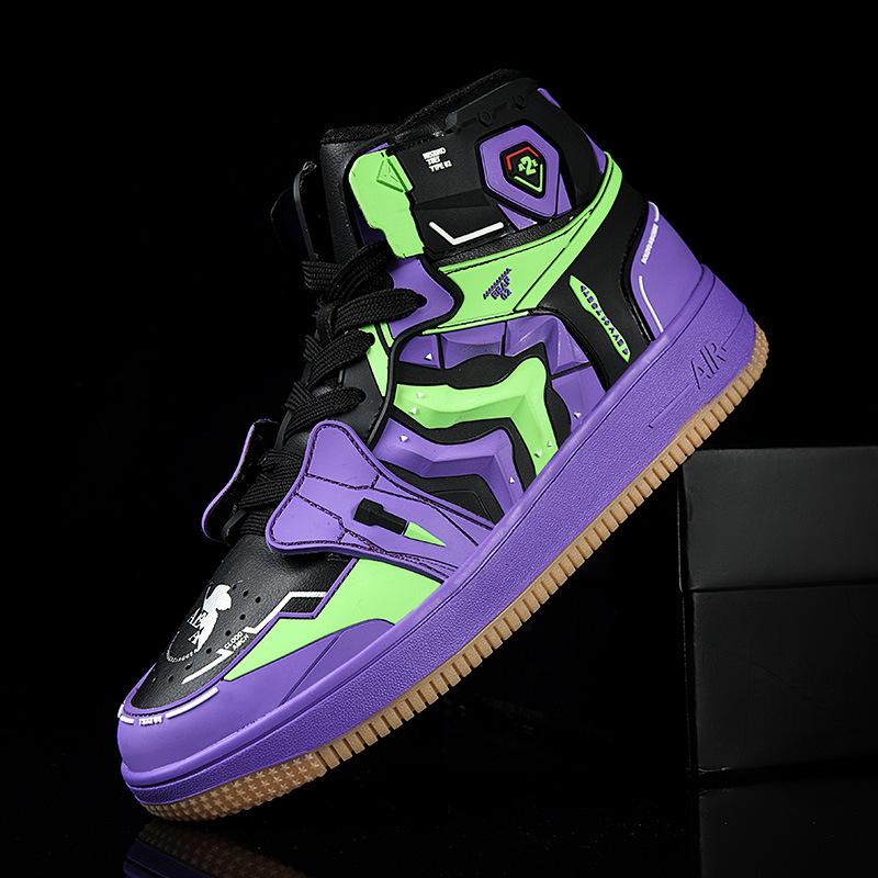 Schuhe für Damen und Herren, Designer-Sneaker, Herbst-Freizeitschuhe für Herren und Damen, atmungsaktive Laufschuhe, Übergrößen 36–46 43 violett
