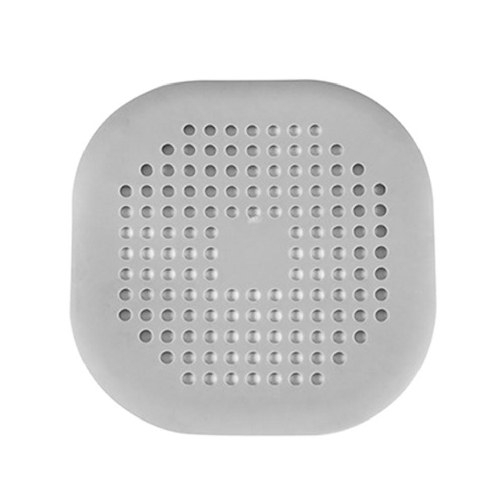 Haar Filter Waschbecken Anti-blocking Sieb Badewanne Dusche Boden Ablauf Stopper Silikon Küche Deodorant Stecker Bad Zubehör 1pcs grau